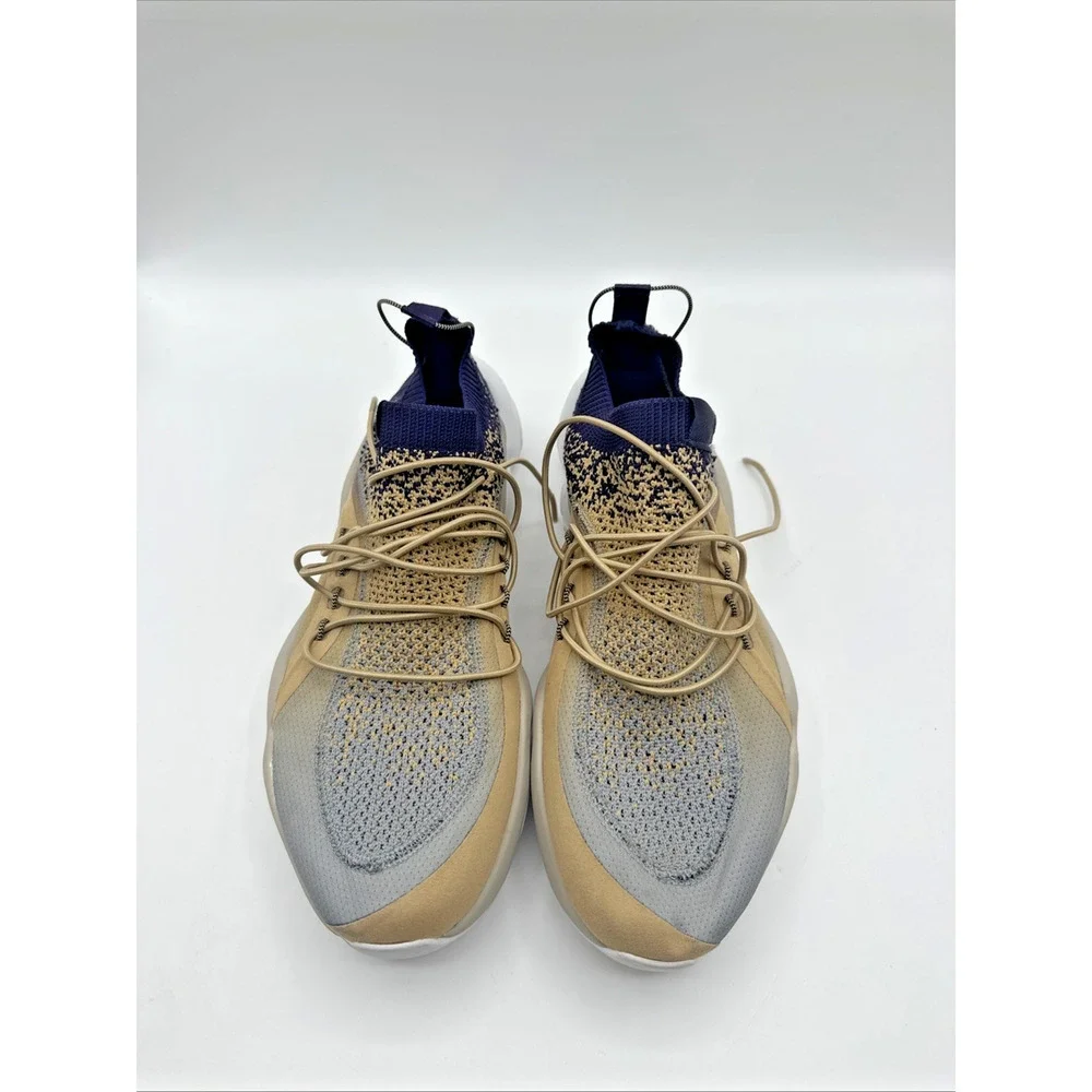 Reebok DMX Moving Air Technology Knit Sneakers Men’s 9.5 Purple Beige Slip On